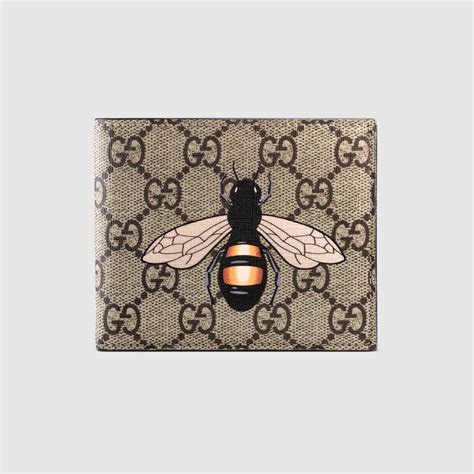 gucci card wallet bee|gucci bee wallet women's.